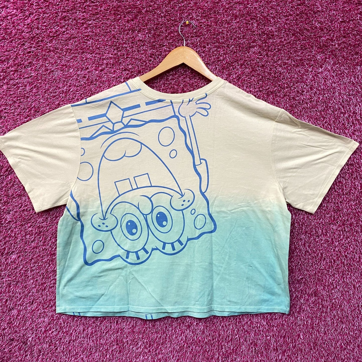 Nickelodeon SpongeBob SquarePants Ombre Blue Croptop 1X