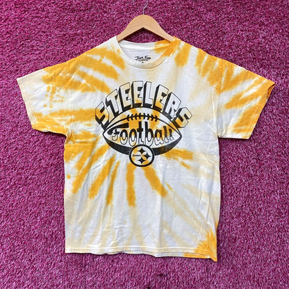 Junk Food Pittsburgh Steelers Football Tie Dye T-Shirt Medium