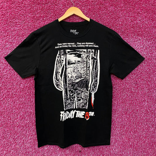 Friday the 13th Movie Poster Classic Slasher Film T-Shirt Large