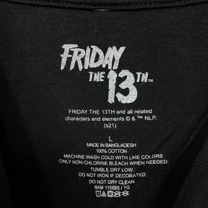 Friday the 13th Movie Poster Classic Slasher Film T-Shirt Large