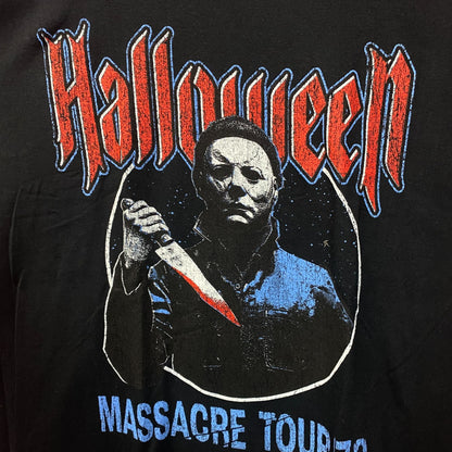 John Carpenter's Halloween Michael Myers Massacre Tour '78 Horror Graphic T-Shirt 2XL