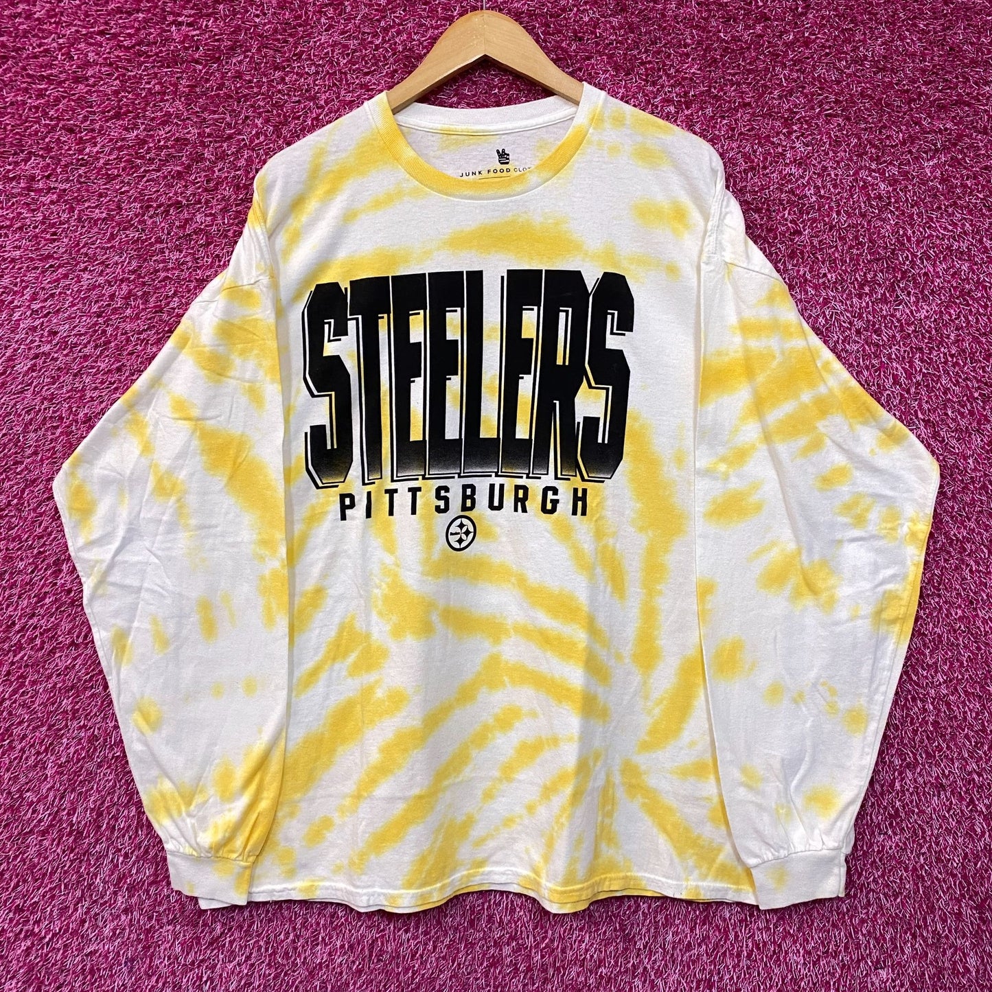 NFL Franchise AFC North Pittsburgh Steelers Tie-Dye long sleeve 2XL