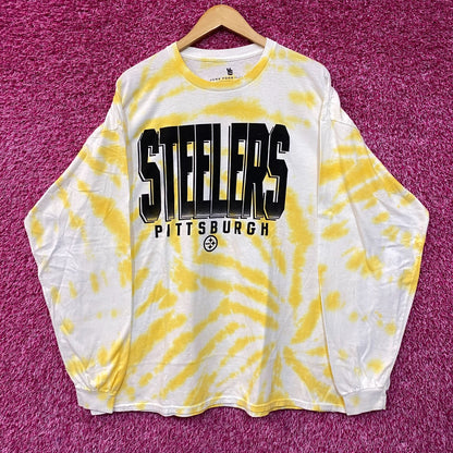 NFL Franchise AFC North Pittsburgh Steelers Tie-Dye long sleeve 2XL