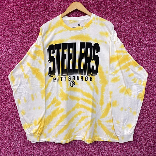 NFL Franchise AFC North Pittsburgh Steelers Tie-Dye long sleeve 2XL