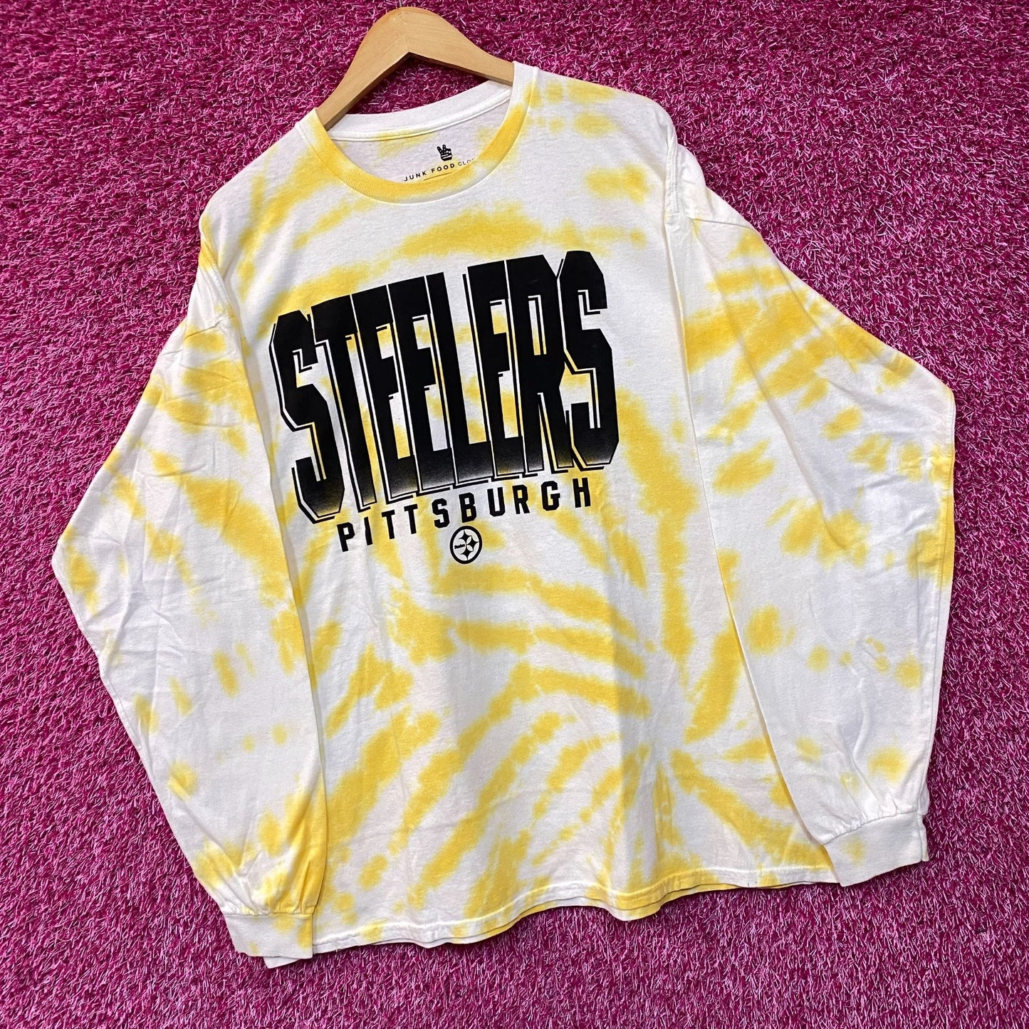 NFL Franchise AFC North Pittsburgh Steelers Tie-Dye long sleeve 2XL