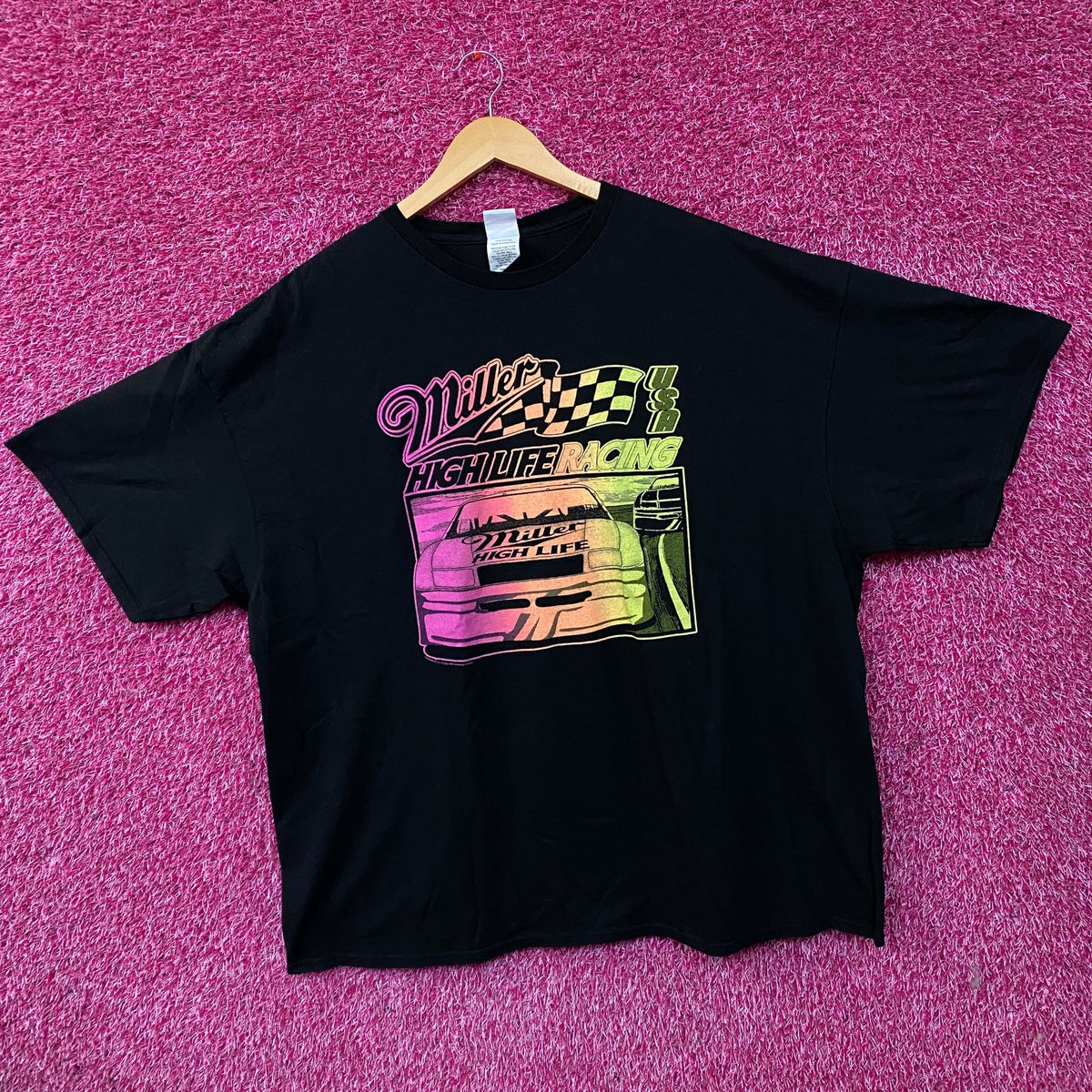 Junk Food Clothing Miller High Life Racing Graphic T-Shirt 2XL