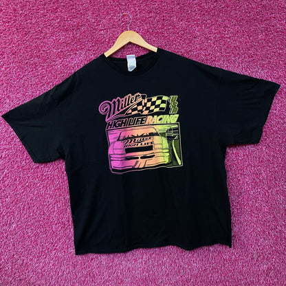 Junk Food Clothing Miller High Life Racing Graphic T-Shirt 2XL