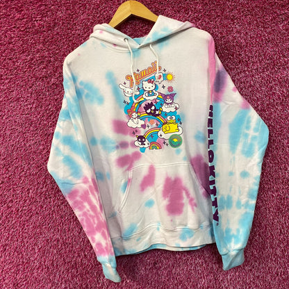 Hello Kitty & Friends Sanrio Kawaii Camp Tie Dye Hoodie XL