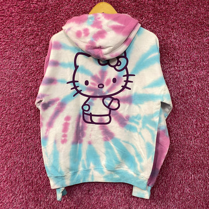 Hello Kitty & Friends Sanrio Kawaii Camp Tie Dye Hoodie XL