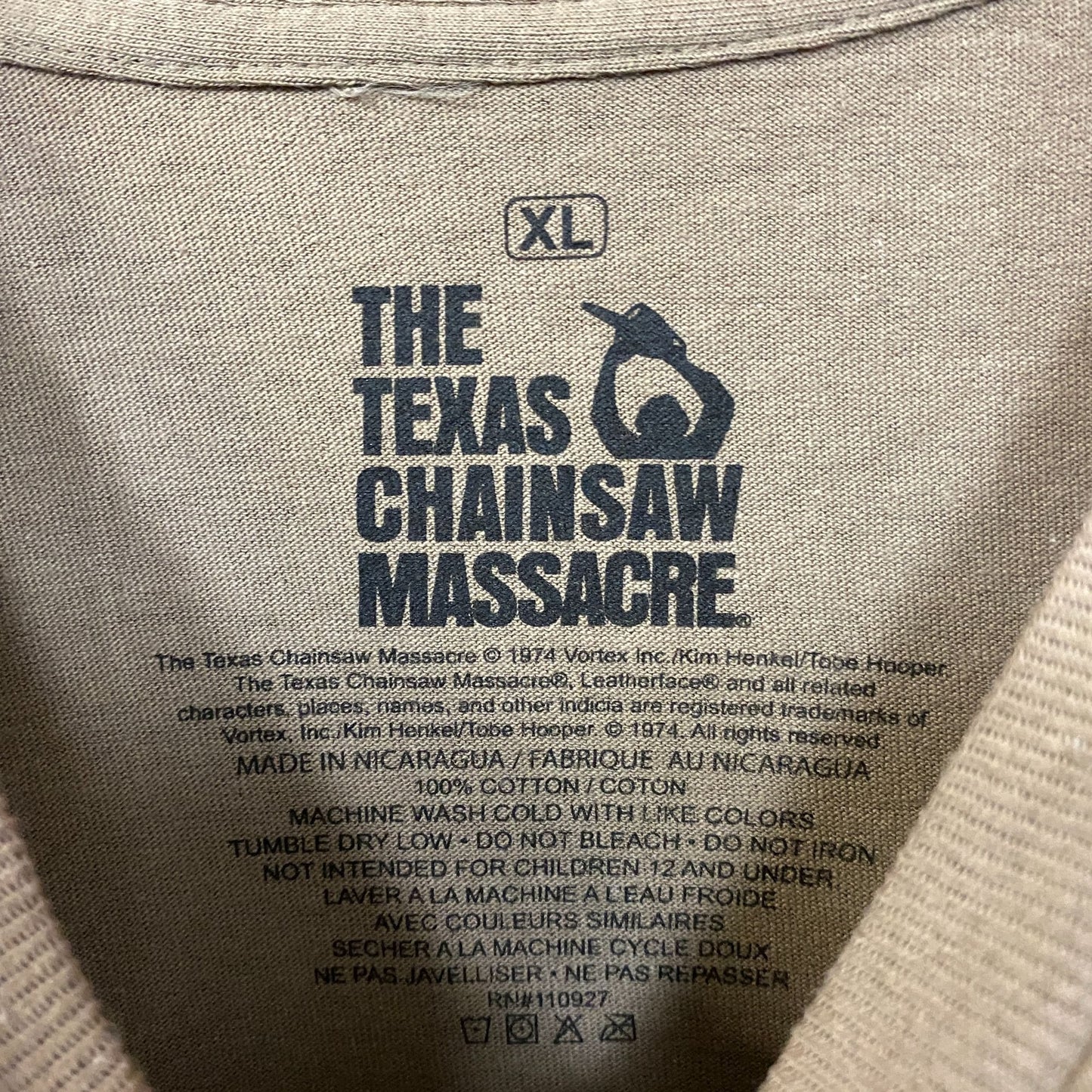 The Texas Chainsaw Massacre Sally Tshirt size XL