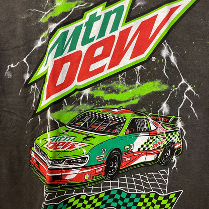 Mountain Dew Dew Lightnin' Racing T-Shirt Small