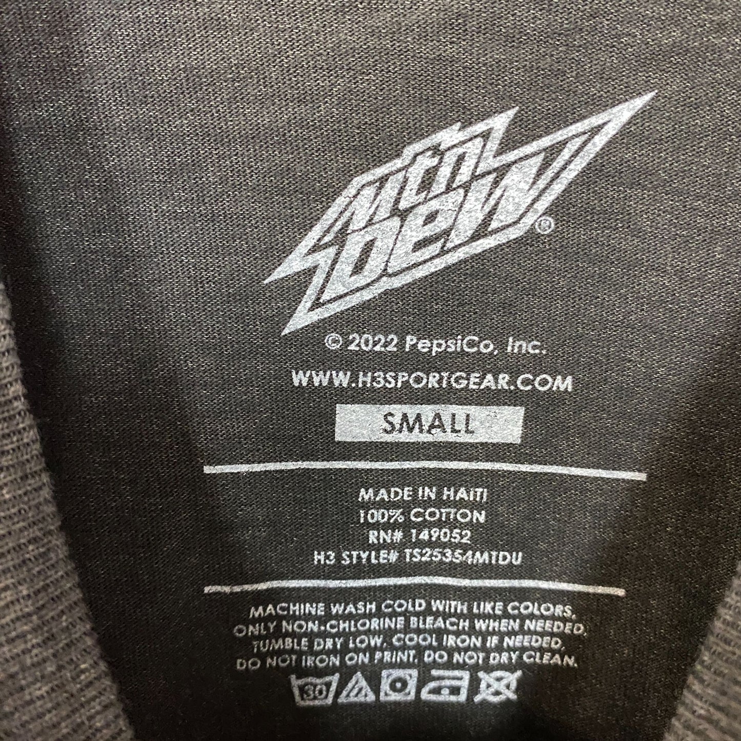 Mountain Dew Dew Lightnin' Racing T-Shirt Small