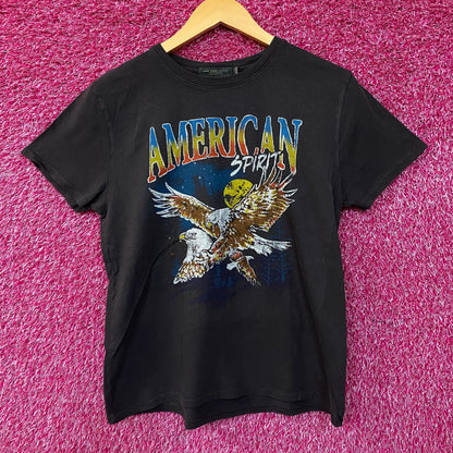 American Spirit Eagle Flying Through the Night Tshirt size Small