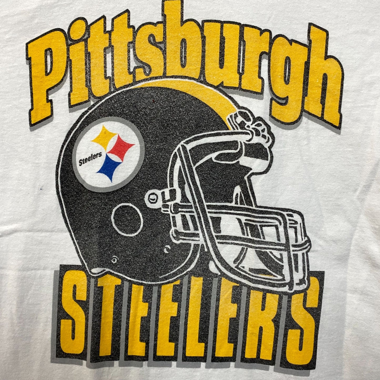 Junk Food Pittsburgh Steelers Football Helmet Logo T-Shirt Small