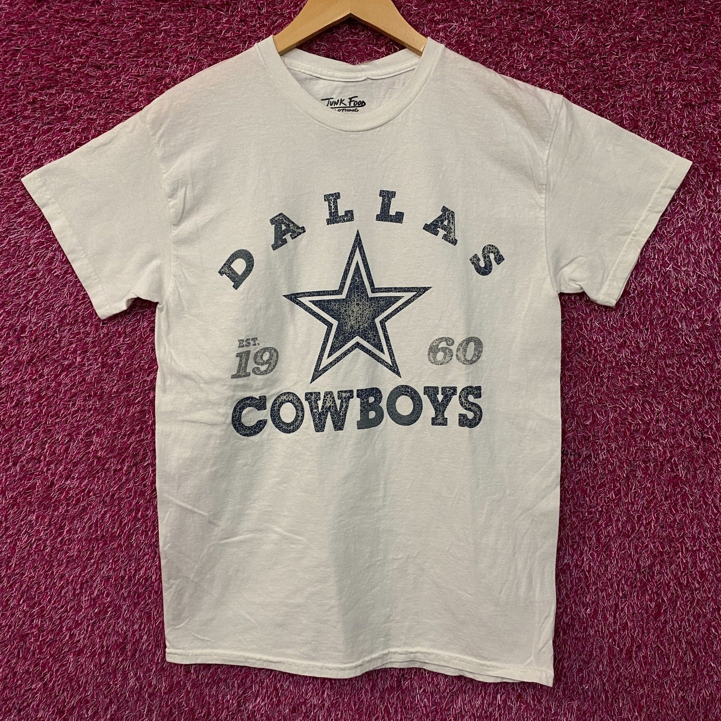 Junk Food Dallas Cowboys Est. 1960 Graphic Vintage Style T-Shirt Small