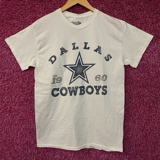 Junk Food Dallas Cowboys Est. 1960 Graphic Vintage Style T-Shirt Small