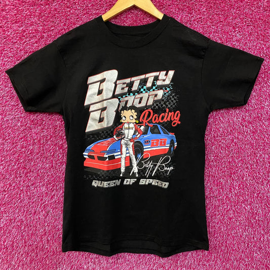 Betty Boop Racing Queen Of Speed Graphic T-Shirt Medium