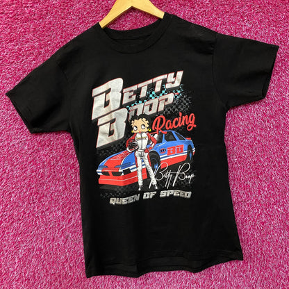 Betty Boop Racing Queen Of Speed Graphic T-Shirt Medium