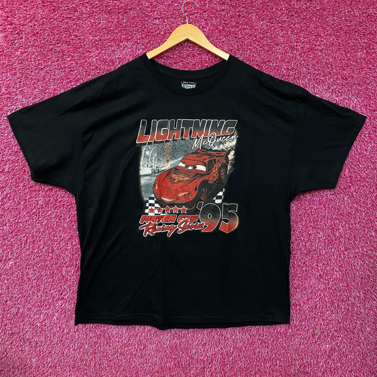 Disney Pixar Cars Lightning McQueen Piston Cup 95 T-Shirt 2XL