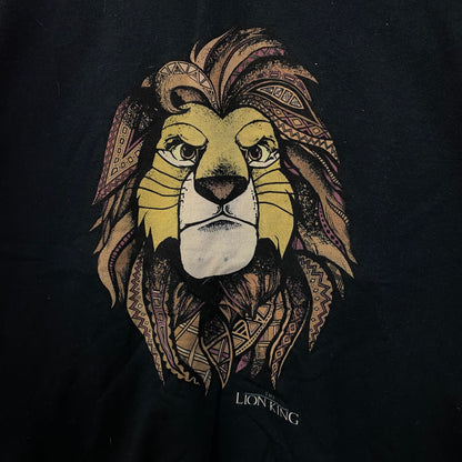 The Lion King Swahili Tribal Simba Disney Movie Crewneck XL