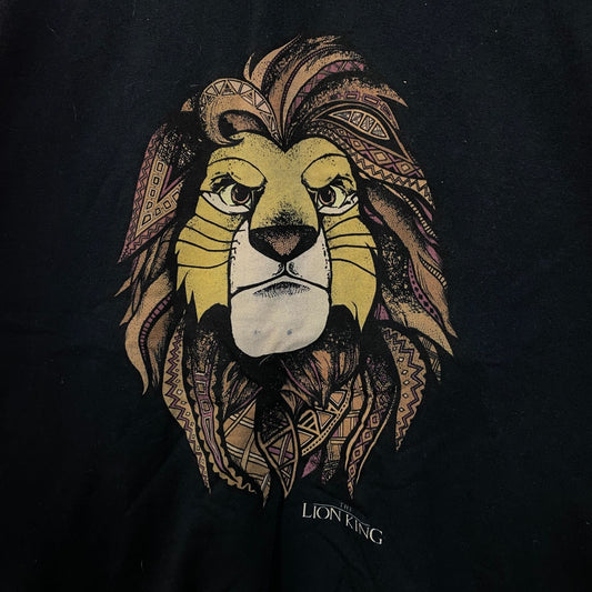 The Lion King Swahili Tribal Simba Disney Movie Crewneck XL