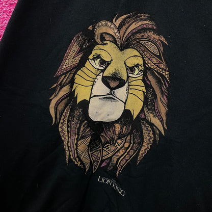The Lion King Swahili Tribal Simba Disney Movie Crewneck XL