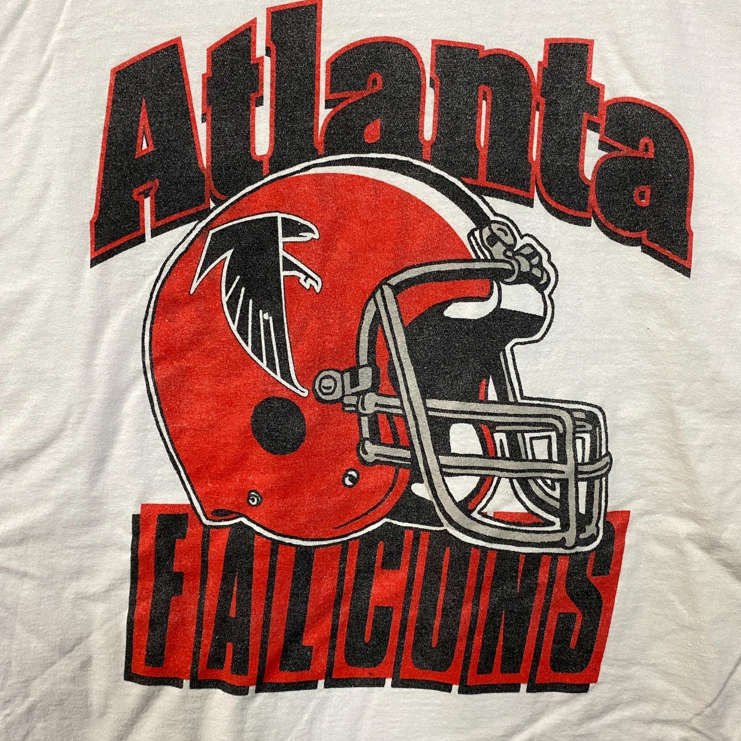 Junk Food Clothing NFL Atlanta Falcons Throwback Helmet Logo T-Shirt XL