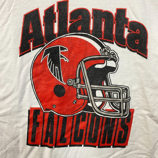 Junk Food Clothing NFL Atlanta Falcons Throwback Helmet Logo T-Shirt XL
