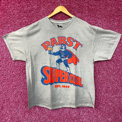 Pabst Blue Ribbon Supercool Man Retro T-Shirt M/L