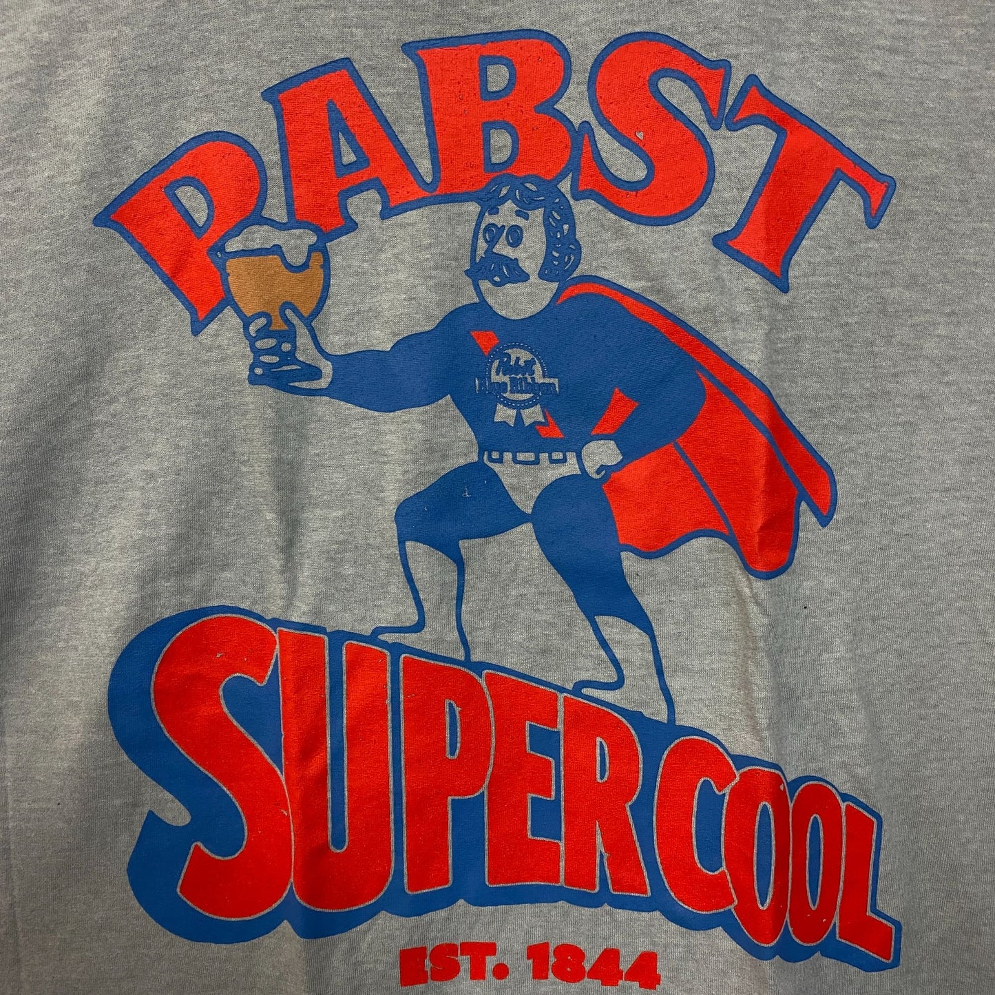Pabst Blue Ribbon Supercool Man Retro T-Shirt M/L