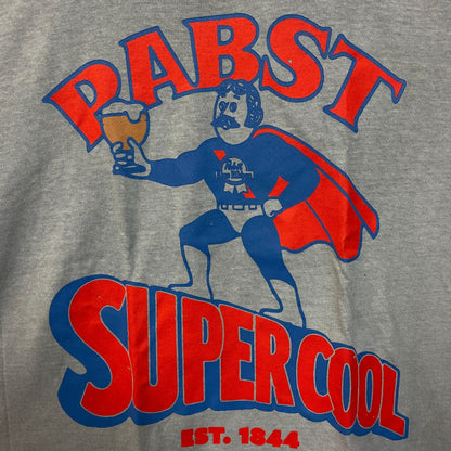 Pabst Blue Ribbon Supercool Man Retro T-Shirt M/L