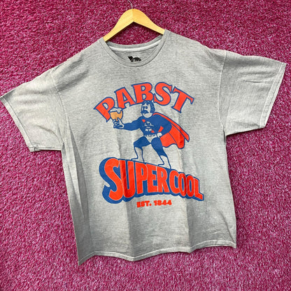 Pabst Blue Ribbon Supercool Man Retro T-Shirt M/L