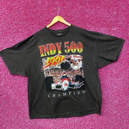 1991 Indy 500 Champion Rick Mears T-Shirt 2XL
