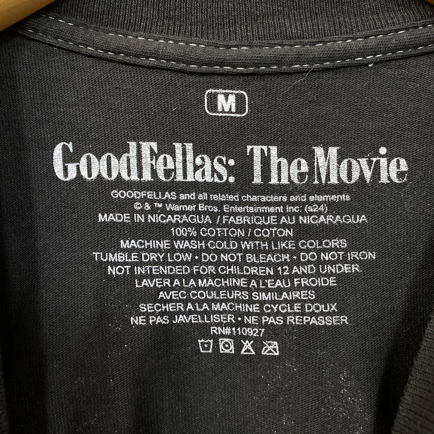 The Goodfellas : The Movie Three Decades of Life in the Mafia T-Shirt Medium