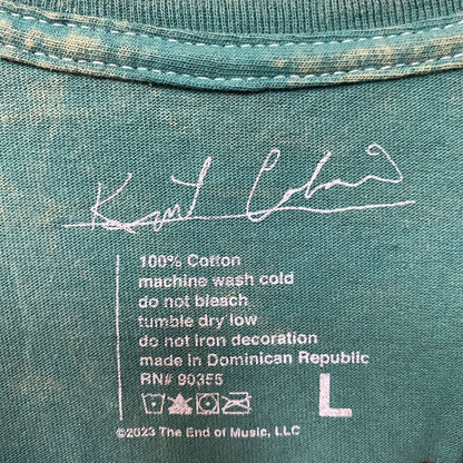 Kurt Cobain Nirvana Converse Chuck Taylors T-Shirt Large