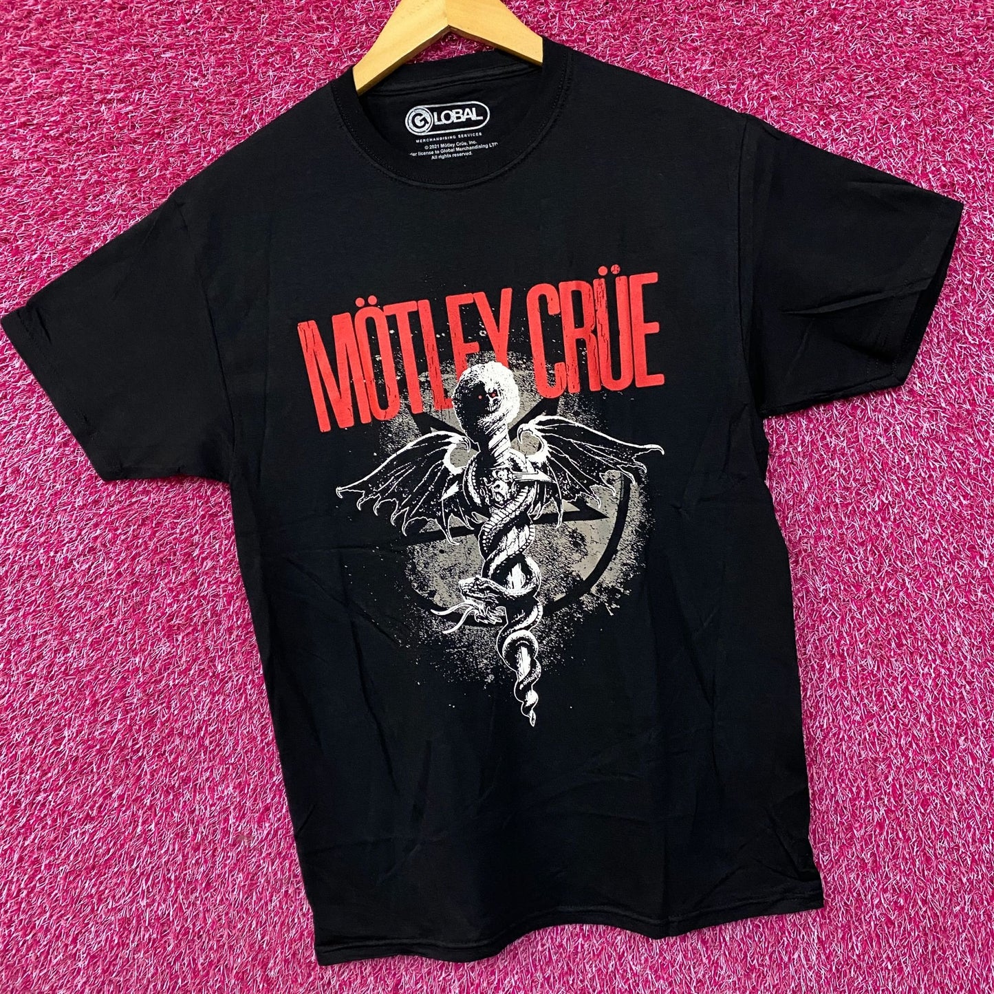 Motley Crue Dr Feel Good Rock Tshirt size Medium
