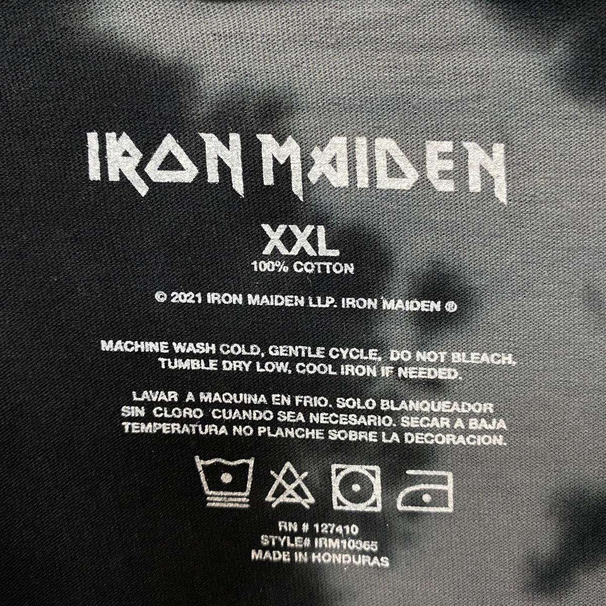 Iron Maiden "A Real Dead One" Tie-Dye Graphic T-Shirt 2XL