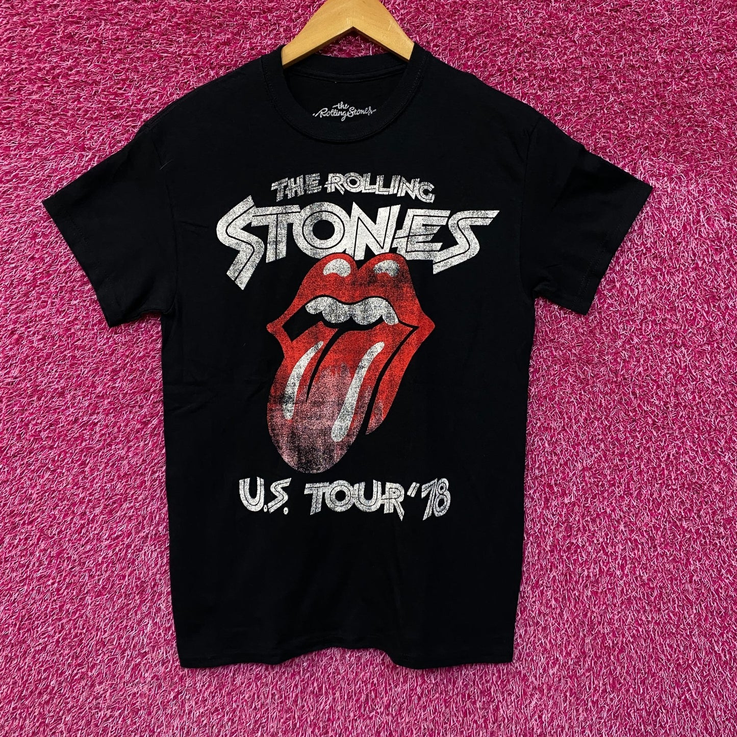 The Rolling Stones US TOUR 1975 Rock Tshirt size Small