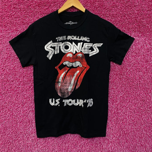 The Rolling Stones US TOUR 1975 Rock Tshirt size Small