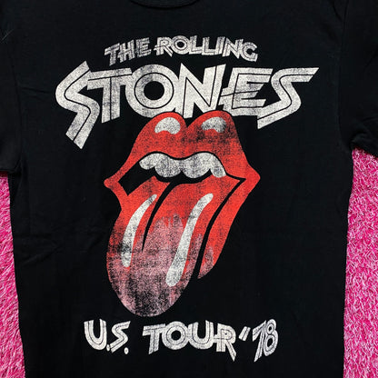The Rolling Stones US TOUR 1975 Rock Tshirt size Small