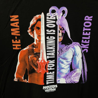 Masters of the Universe He-Man & Skeletor The Talking Is Over T-shirt XL