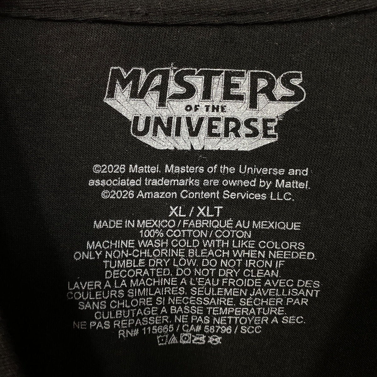 Masters of the Universe He-Man & Skeletor The Talking Is Over T-shirt XL
