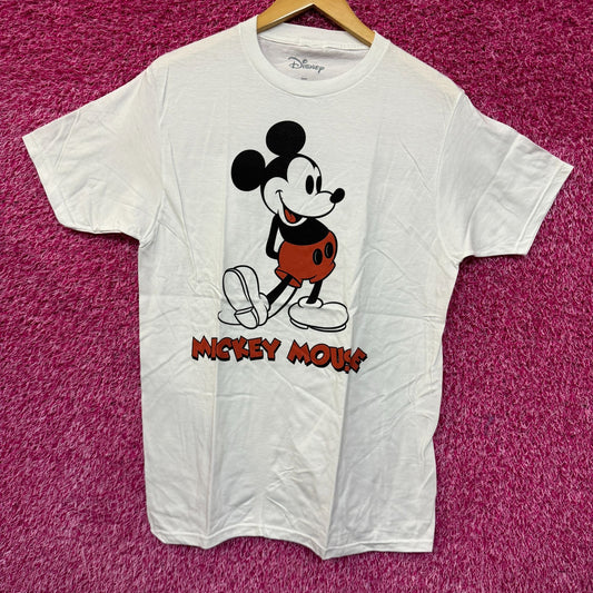 Mickey Mouse Classic Animated Pose Double-Sided Disney Tee M