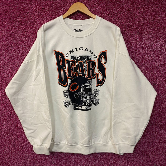 Junk Food Clothing Chicago Bears Conversion Flea Market Fleece Sweatshirt 2XL