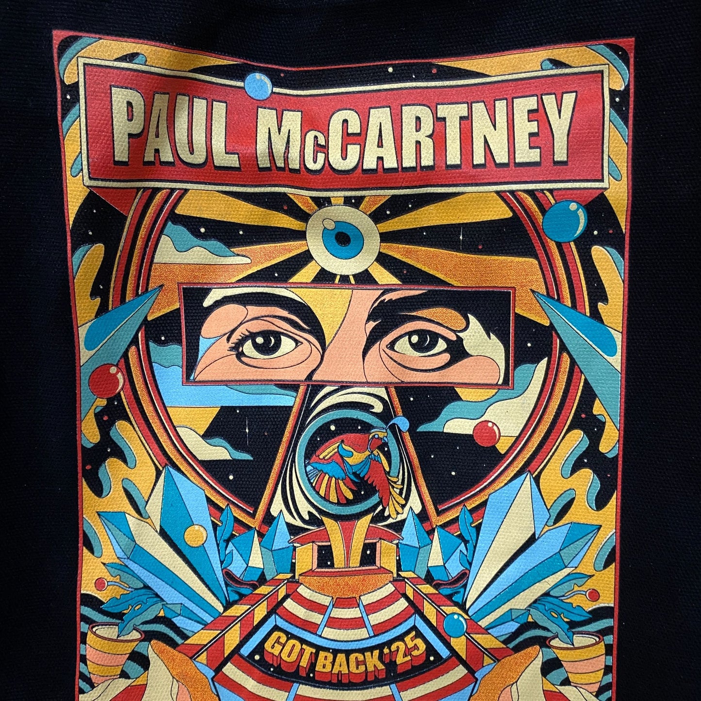 Paul McCartney Got Back 2025 Santa Barbara Event Tote Bag