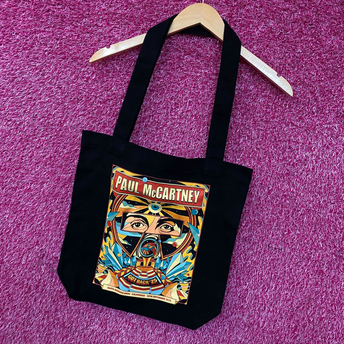 Paul McCartney Got Back 2025 Santa Barbara Event Tote Bag