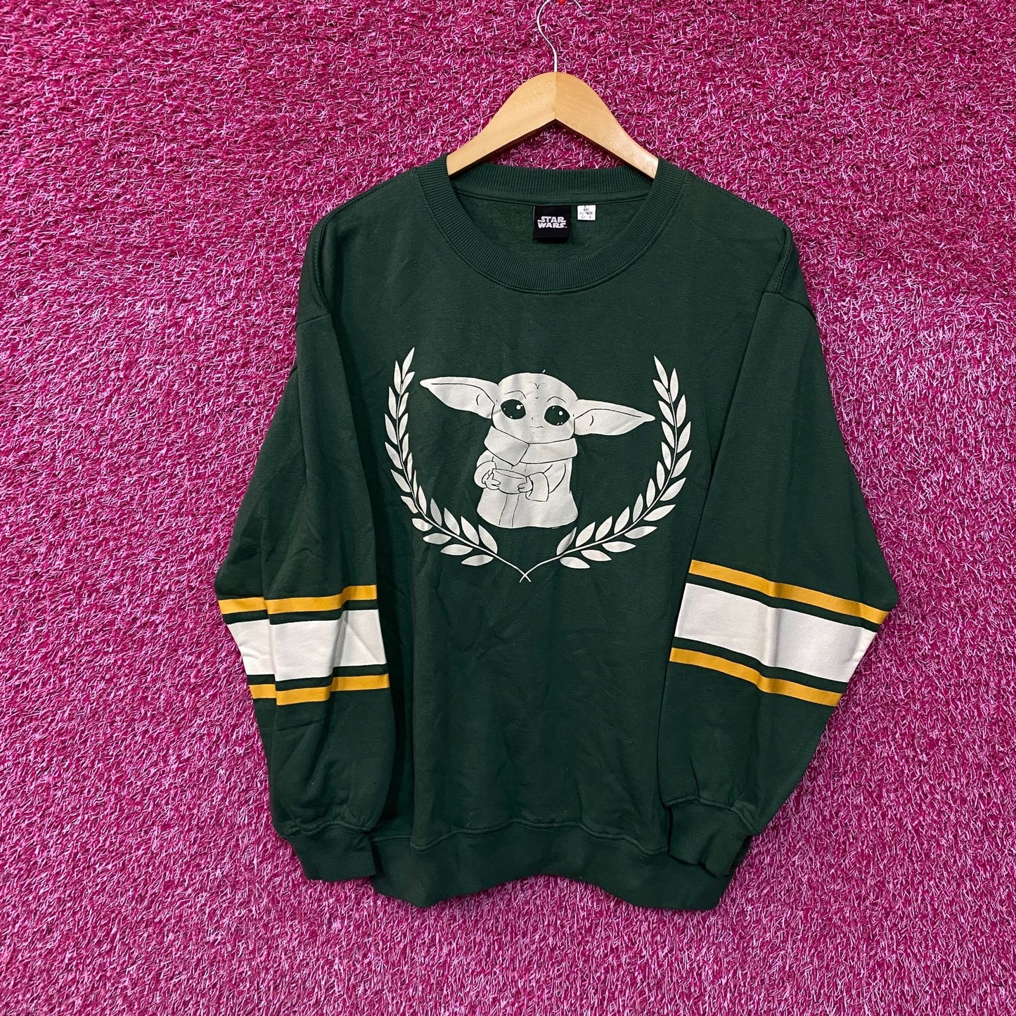 Grogu Mandalorian University Star Wars Collegiate Crewneck S