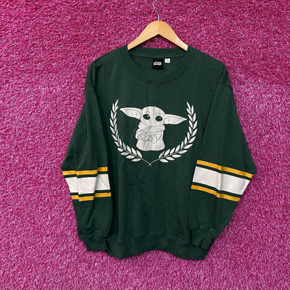 Grogu Mandalorian University Star Wars Collegiate Crewneck S