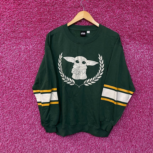 Grogu Mandalorian University Star Wars Collegiate Crewneck S