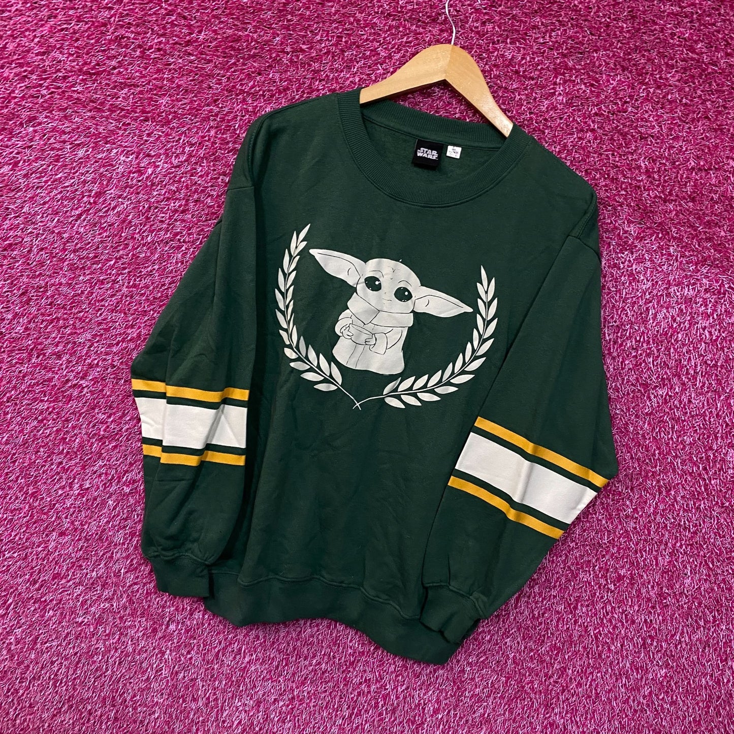 Grogu Mandalorian University Star Wars Collegiate Crewneck S